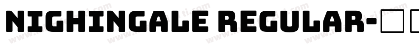 Nighingale Regular字体转换